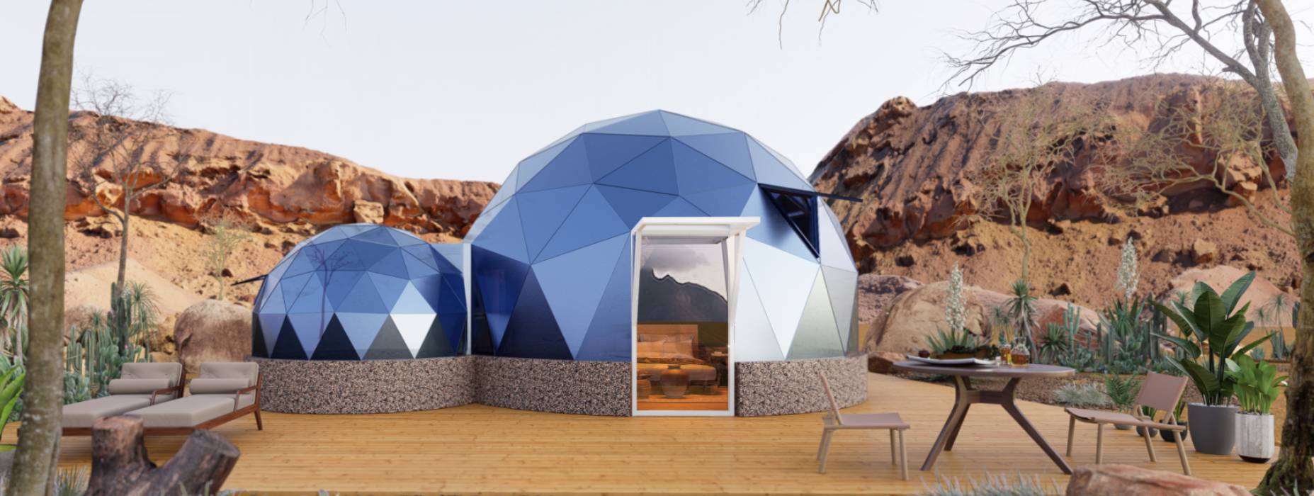 巴东县球形智能光伏玻璃星空房